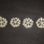 4 sewing Crystal  Rhinestone clasp hook button BN15