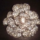 Bridal Flower vintage style Rhinestone Brooch pin PI280