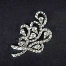 Bridal Vintage style bling Rhinestone Brooch pin PI428