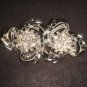 Bridal flower Rhinestone clasp hook buckle button BU39