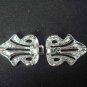 Bridal vintage style Rhinestone clasp hook button BU30