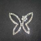 Bridal Dress Butterfly Crystal Rhinestone button BN6
