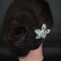 Bridal Crystal Rhinestone Flower Hair tiara Comb RB212