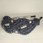 Bridal paisley applique Rhinestone tiara Headband HR141