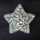 Bridal Star Crystal Rhinestone Brooch pin PI309