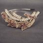 Bridal crystal bead Rhinestone tiara Headband HR132