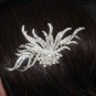 Bridal Vintage style Rhinestone Flower crystal Headpiece hair tiara comb RB326