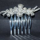 Bridal Rhinestone Headpiece crystal Crown Hair tiara Comb RB466