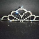 Bridal Rhinestone Headdress Hair crown Comb Prom tiara C07
