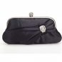 Bridal Black Red Rhinestone evening bag Purse handbag LB11