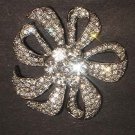 Bridal dress scarf cake decoration crystal Rhinestone Brooch pin PI538