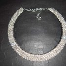 5 row Bridal Rhinestone crystal necklace choker NR203