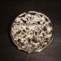 Bridal circle round Pendant cake topper Rhinestone Brooch pin PI357