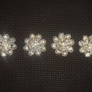 4 pcs Repair Faux Pearl sew crystal Rhinestone repair dress button BN35