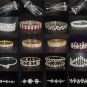 6 row Bridal Wedding Crystal Rhinestone Bracelet Cuff BR14