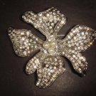 Bridal Crystal Cake decoration Flower Vintage Style Rhinestone Brooch pin PI88