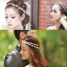 Bridal Flower Rhinestone Forehead Band Headpiece Hair Vines Halos Tiara NR392