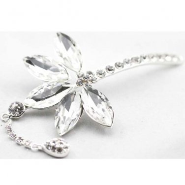 Bridal Crystal Rhinestone Belly dance Maang tikka Headpiece HR196