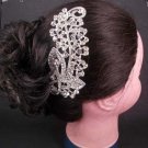 Bridal Rhinestone Headdress Headpiece crystal Hair Tiara Comb RB547
