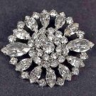 Bridal crystal dress scarf decoration Rhinestone Brooch pin Pi562