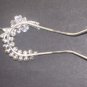 Bridal Flower crystal Faux Pearl rhinestone Hairpin hair pin RP177