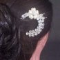Bridal Flower crystal Faux Pearl rhinestone Hairpin hair pin RP177