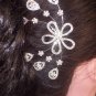 Bridal Rhinestone Crystal Flower Headdress Headpiece Hair tiara Comb RB566