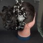 Bridal Headpiece headdress Crystal Flower Hair tiara rhinestone comb RB562