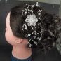 Bridal Headpiece headdress Crystal Flower Hair tiara rhinestone comb RB562