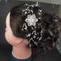 Bridal Headpiece headdress Crystal Flower Hair tiara rhinestone comb RB562