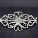 Bridal Crystal Rhinestone Headpiece headdress Heart Hair tiara Comb RB499