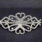 Bridal Crystal Rhinestone Headpiece headdress Heart Hair tiara Comb RB499
