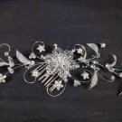 Bridal Headpiece headdress Crystal Fuax Pearl Hair tiara rhinestone comb RB563