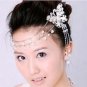 Bridal Butterfly Rhinestone Scarf Forehead band Sweater chain clip RB575