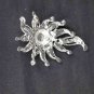 Bridal cake topper crystal Rhinestone Brooch pin PI528