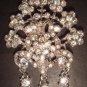 Bridal Vintage style Dangle crystal Brooch pin Pi167