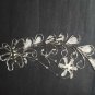 Bridal Crystal Rhinestone Headpiece butterfly Hair tiara Comb RB611