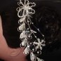 Bridal Crystal Rhinestone Headpiece butterfly Hair tiara Comb RB611