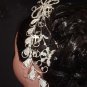 Bridal Crystal Rhinestone Headpiece butterfly Hair tiara Comb RB611