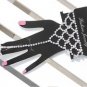 Sexy Belly dance Rhinestone crystal cuff ring slave Bracelet BR334
