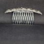 Bridal Rhinestone Crystal Prom 2 row Headpiece Hair tiara Comb RB589