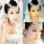 Bridal Rhinestone Crystal Crown Faux pearl Headpiece Headdress Hair tiara NR393A