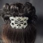 Bridal Crystal Butterfly headpiece Headdress Rhinestone Hair tiara Comb RB571