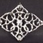 Bridal vintage style crystal sew rhombus Rhinestone brooch pin PI585