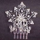Bridal Rhinestone Headdress Headpiece crystal Hair Tiara Comb RB548