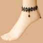 Party Prom Belly dance Lolita black gothic anklet BR291