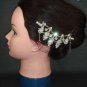 Bridal forehead band Rhinestone applique vintage style hair tiara HR160