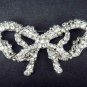Bridal Bow Cake topper scarf decoration crystal Rhinestone Brooch pin PI426