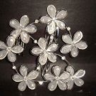 Bridal Rhinestone AB Crystal flower Hair tiara Comb RB180