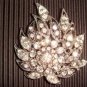Bridal Crystal Vintage style cake topper Rhinestone Brooch pin PI25